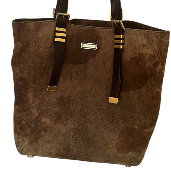 MK Suede Tote Bag - Picture 1 of 7